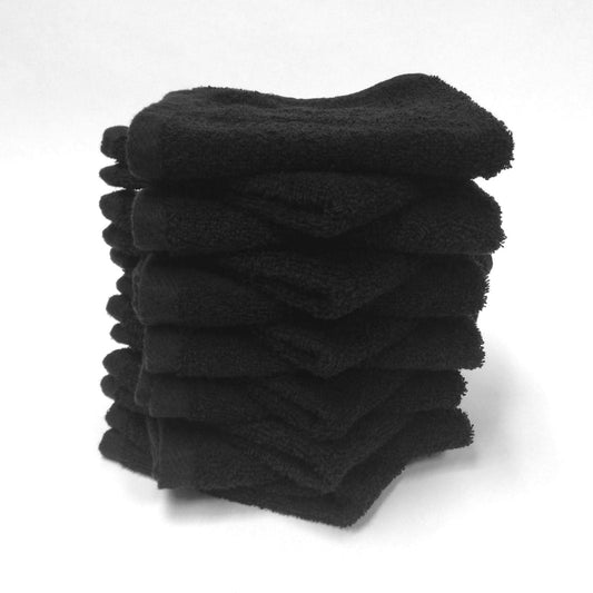 Regal Plus Bleach Guard Towels | 12 Pack | 13 x 13 inch PERSONAL CARE PARTEX BLACK 