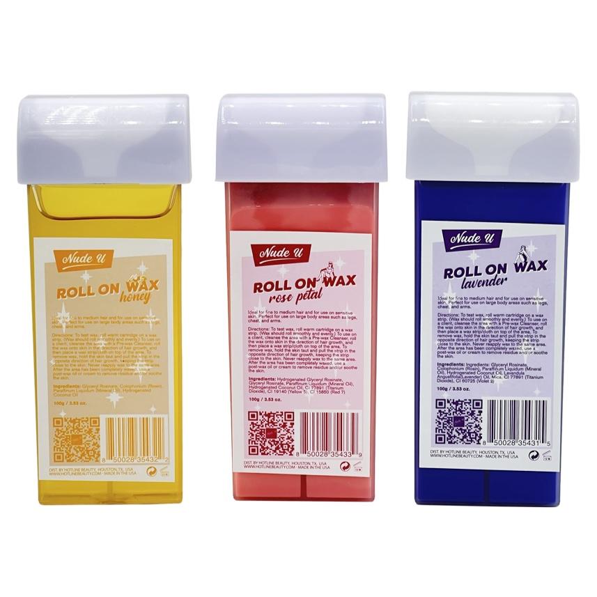 Rose Petal | Roll-on Depilatory Wax Cartridge | NUDE U Waxing Kits & Supplies NUDE U 