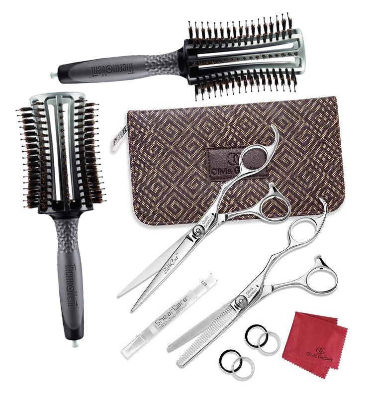 SilkCut ThermoVent Box Deal 6.5" | 640-SKBOX45 | OLIVIA GARDEN COMBS & BRUSHES OLIVIA GARDEN 