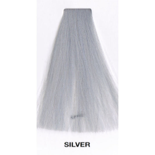 Perlacolor Purity Silver Ammonia-Free Permanent Hair Dye 100 ml - Long-lasting color for salon treatments.