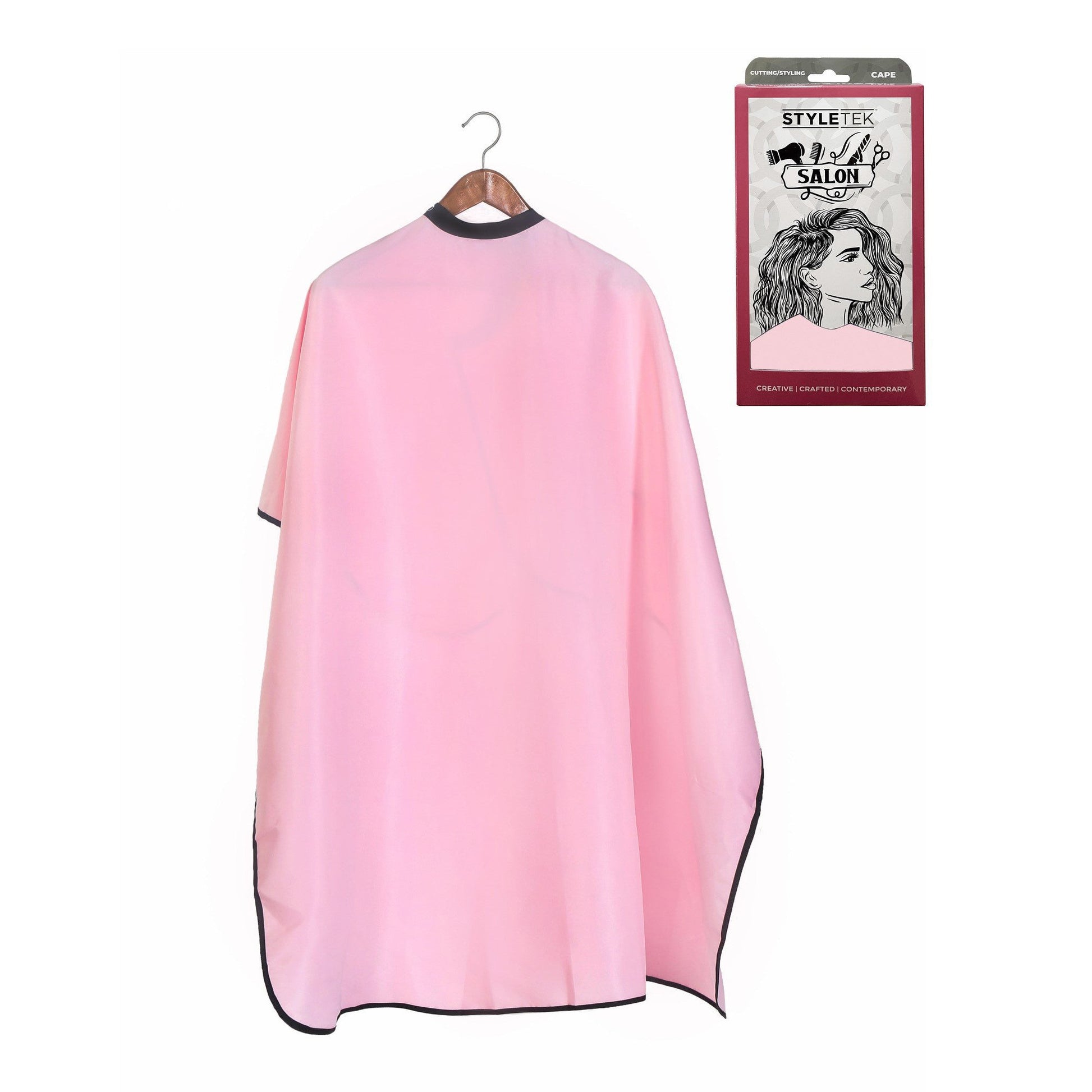 Soft Pink | SALON CAPE | STYLETEK Hairdressing Capes & Neck Covers STYLETEK 