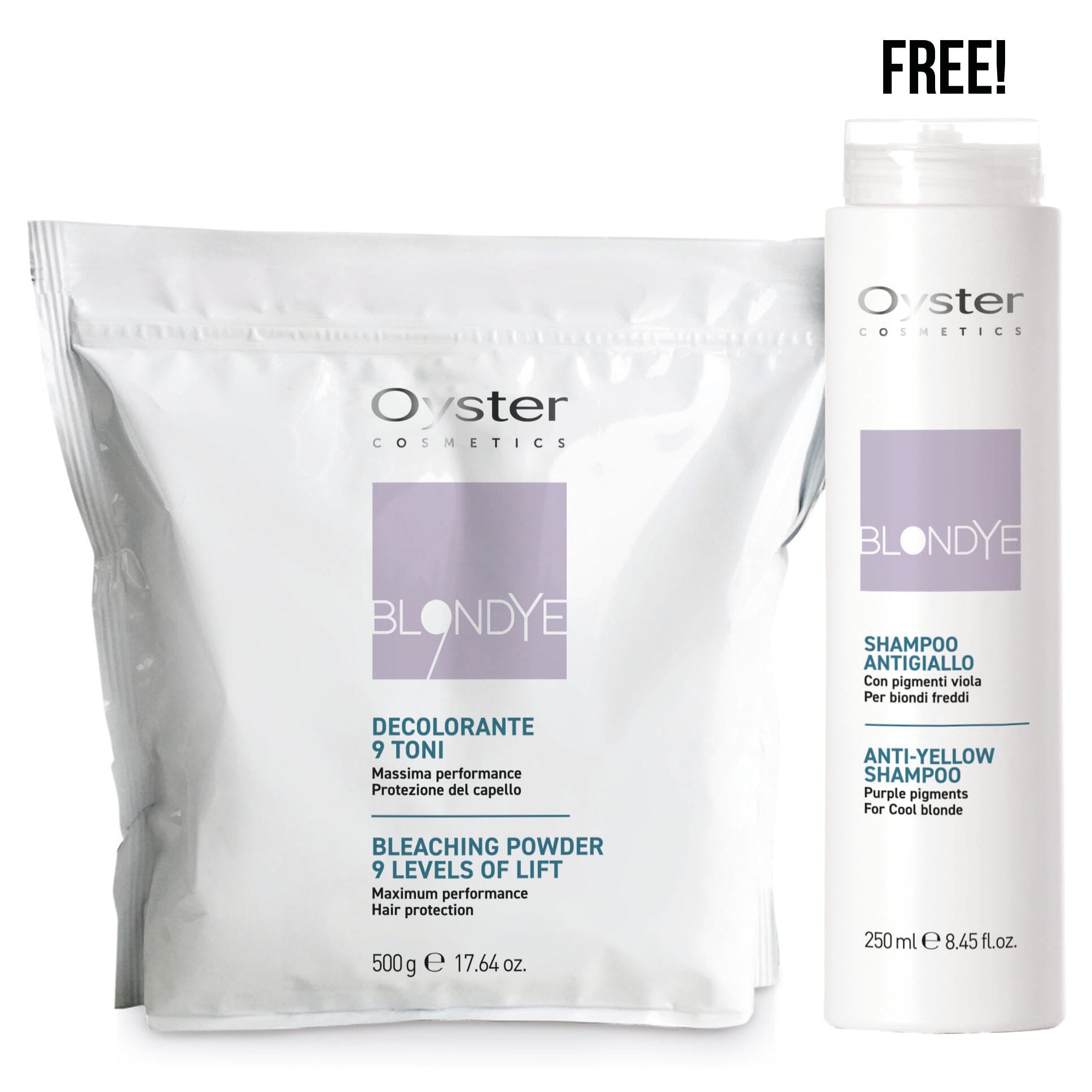 Special Bleaching Powder 9 Levels of Lift | Blondye HAIR COLOR OYSTER 