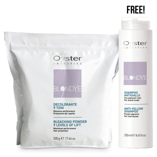 Special Bleaching Powder 9 Levels of Lift | Blondye HAIR COLOR OYSTER 