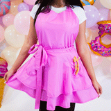Sweet Treats Bleach Proof Apron | 958-PINK | BETTY DAIN HAIR COLORING ACCESSORIES BETTY DAIN 