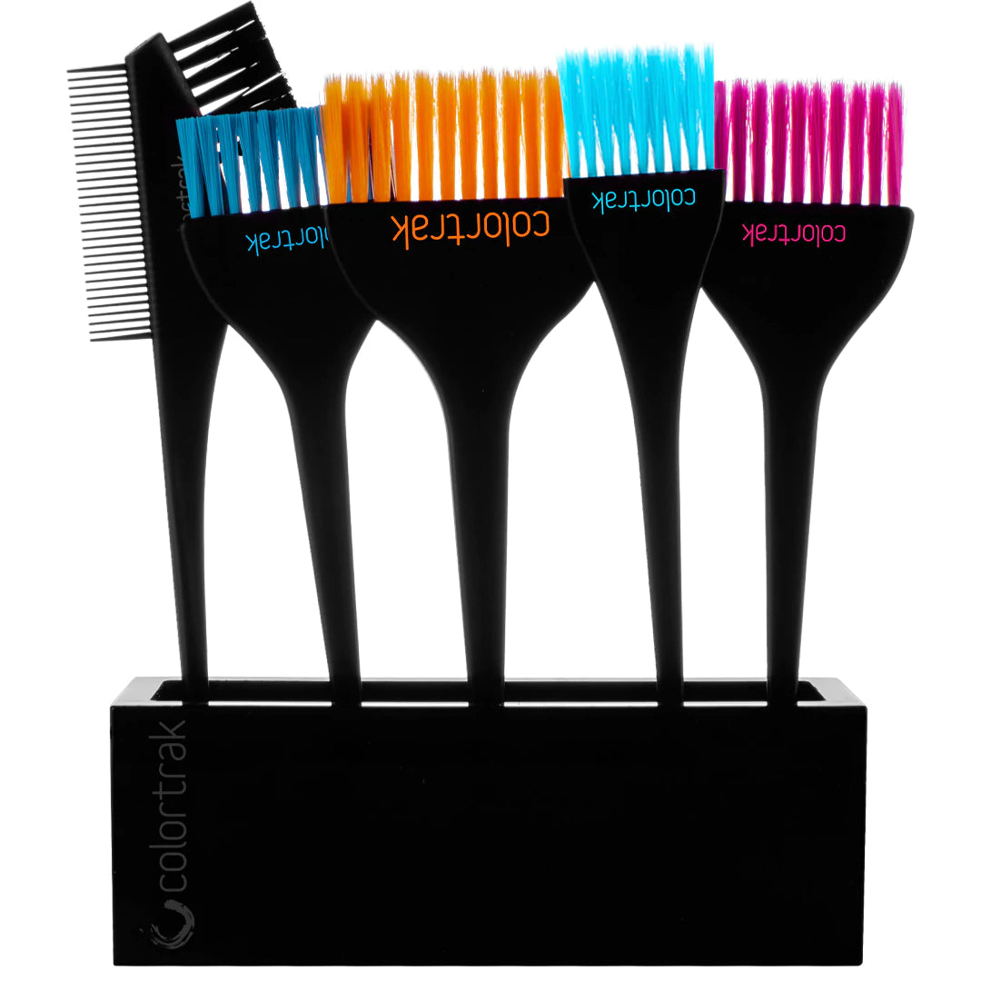 Tooltrak Brush Set & Holder | 7012 | COLORTRAK HAIR COLORING ACCESSORIES COLORTRAK 